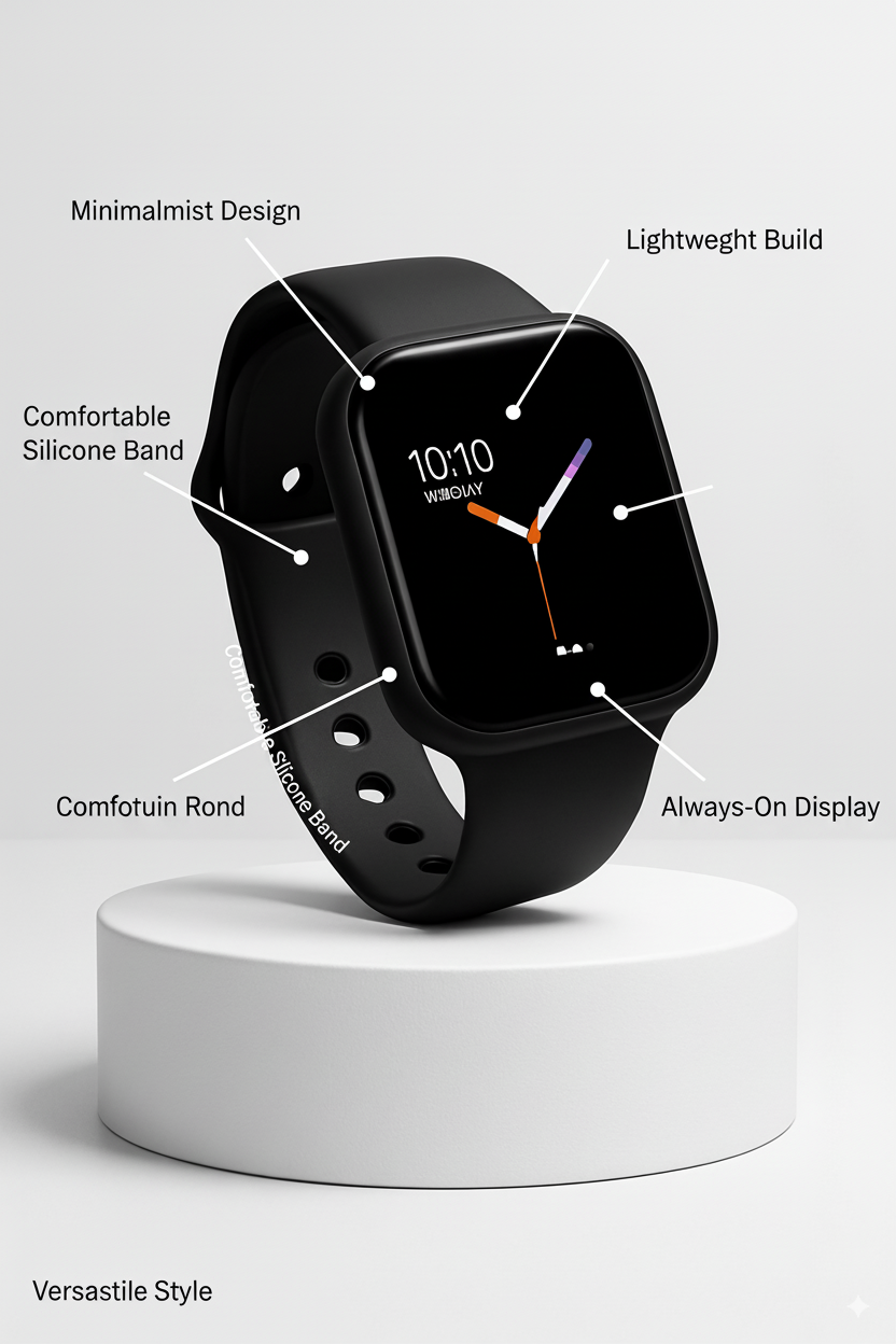 Smart Fitness Watch – Health & Activity Tracker