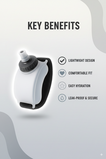 Water Bottle for Running – Hands-Free Wrist Hydration
